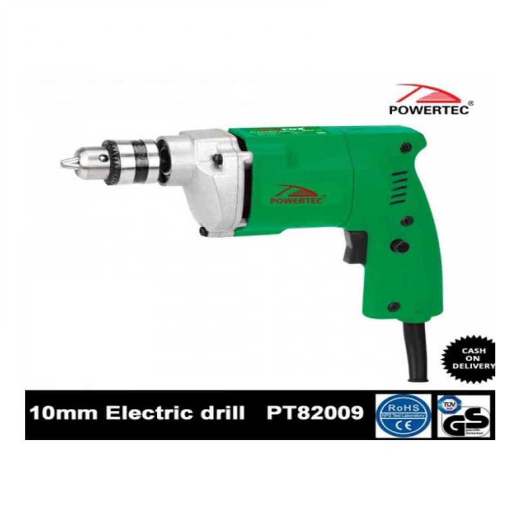 Powertec 300W Hand 10mm Electric Drill